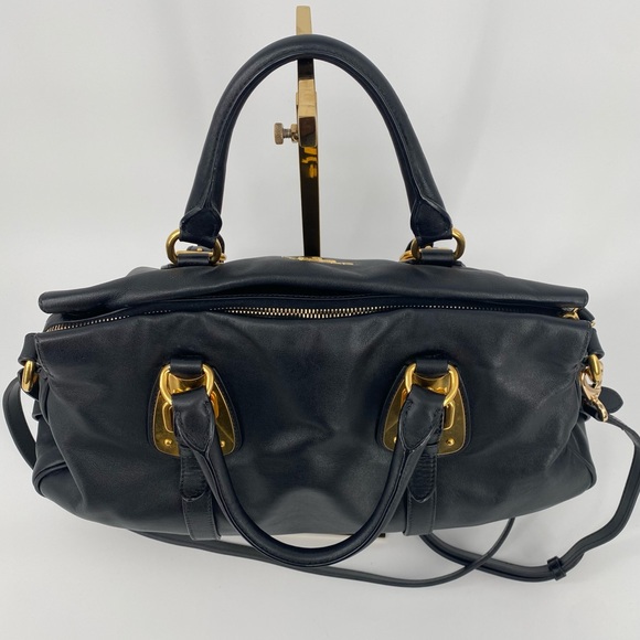 Prada Bauletto Nero Soft Calf Leather - Picture 8 of 13